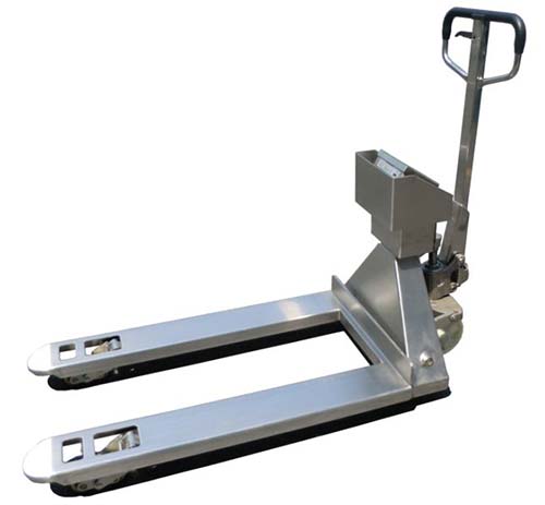 2.5噸不銹鋼電子叉車(chē)秤搬運(yùn)車(chē)