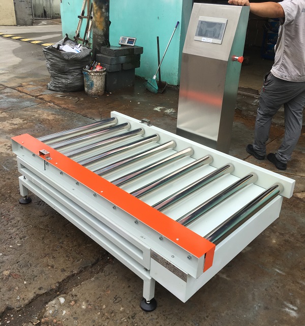 上下限報警功能滾筒電子秤 滾輪輸送電子秤定制